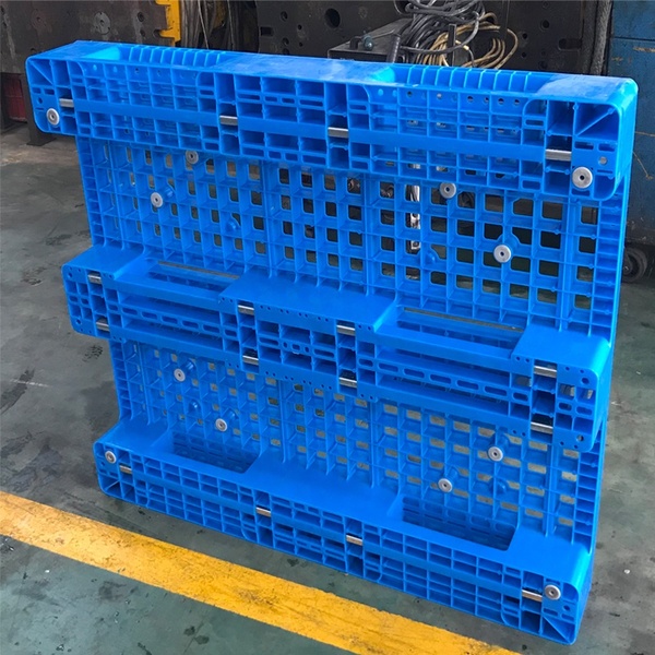 Hot Sale Virgin Hdpe Steel Reinforced Heavy Duty Grid Open Deck China Plastic Pallets